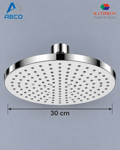 Shower Head Round 30cm Chrome Prime BS-101 Italy Bathroy طاسة دش دائري 30 سم كروم برائم BS-101 ايطالي باثروئي