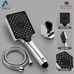 Hand Shower Button With Hose Proto 103 Italy Bathroy  سماع دش ابو مفتاح مع لي  بروتو 103 ايطالي باثروئي