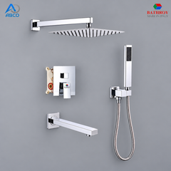 Concealed Shower Mixer Set Rock Italy Bathroy خلاط دش دفن مخفي ايطالي Rock