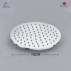 Shower Head Round Chrome Veneice BS-102 Italy Bathroy  طاسة دش كروم دائري وينس BS-102 ايطالي باثروئي