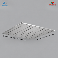 Shower Head Square Chrome Bravo 101 Italy Bathroy طاسة دس مربع كروم براوو 101 ايطالي باثروئي