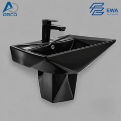 Wall-hung Basin Black B-507 EWA مغسلة معلق اسود 507 ايوا
