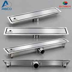 Floor Drain Long Tile Cover Italy BATHROY صفاية بلاط طويل ايطالي