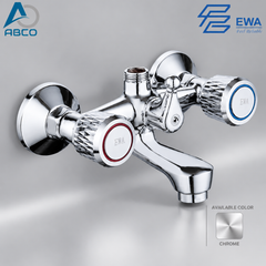Bath Mixer Chrome Double Handle OM EWA خلاط دش عمود كروم OM ايوا