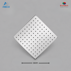 Shower Head Square Chrome Bravo 101 Italy Bathroy طاسة دس مربع كروم براوو 101 ايطالي باثروئي