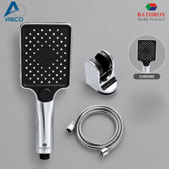 Hand Shower Button With Hose Proto 103 Italy Bathroy  سماع دش ابو مفتاح مع لي  بروتو 103 ايطالي باثروئي
