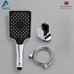 Hand Shower Button With Hose Proto 103 Italy Bathroy  سماع دش ابو مفتاح مع لي  بروتو 103 ايطالي باثروئي