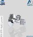 Angle Valve Chrome ES-375 Espano Spain محبس زاوية كروم ES-375 اسباني