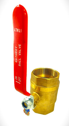 Ball Valve Brass Italy Bathroy محبس هواء نحاس ايطالي باثروئي