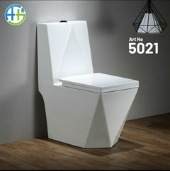 WC Toilet Seat One Piece White EWA كرسي افرنجي قطعة واحد ابيض ايوا