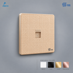 Telephone Socket 1 Gang T9-TEL1 EWA فيش تلفون مفرد  T9-TEL1 ايوا