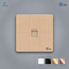 Telephone Socket 1 Gang T9-TEL1 EWA فيش تلفون مفرد  T9-TEL1 ايوا