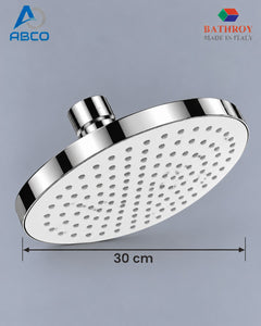 Shower Head Round 30cm Chrome Prime BS-101 Italy Bathroy طاسة دش دائري 30 سم كروم برائم BS-101 ايطالي باثروئي
