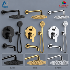 Concealed Shower Mixer Set Bravo Italy Bathroy خلاط دش دفن مخفي ايطالي Bravo