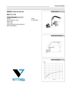 Wall Sink Mixer Automatic Chrome Italy Alfa Vittoria خلاط مجلى جدار اتوماتيك كروم ايطالي الفا وتورية