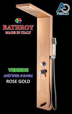 Shower panel Italy Veneice Bathroy خلاط دش كرنك ايطالي وينس باثروئي