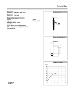 Basin Mixer Automatic Chrome Caro EWA خلاط مغسلة اتوماتيك كروم كارو ايوا