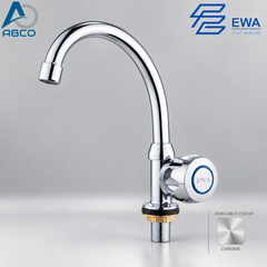 Basin Tap Movable Chrome GS Handle EWA بزبوز واقف مغسلة كروم موديل GS ايوا