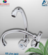 Sink Wall Tap Movable Chrome GS Handle Italy Bathroy بزبوز جدار متحرك كروم موديل GS ايطالي باثروئي