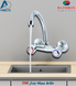 Sink Wall Mixer Chrome OM Italy Bathroy خلاط مجلى جدار كروم OM ايطالي باثروئي
