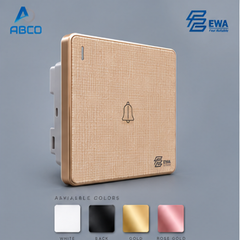 Door Bell Button T9-ML EWA  مفتاح جرس T9-ML ايوا