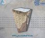 Pedestal Basin One Piece Golden G967 EWA مغسلة افرنجي قطعة واحد ذهبي G967 ايوا