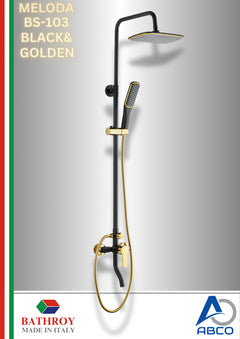 Shower Set with Mixer Meloda BG103 Italy Bathroy  خلاط دش طقم كامل 103 ميلودا ايطالي باثروئي