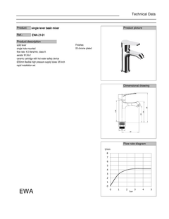 Basin Mixer Automatic Chrome Nova EWA خلاط مغسلة اتوماتيك كروم نوفا ايوا