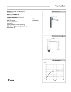 Basin Mixer Automatic Chrome Polo EWA  خلاط مغسلة اتوماتيك كروم بولو ايوا