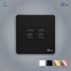 Telephone Socket 2 Gang T1-TEL2 EWA  فيش تلفون مجوز T1-TEL2 ايوا