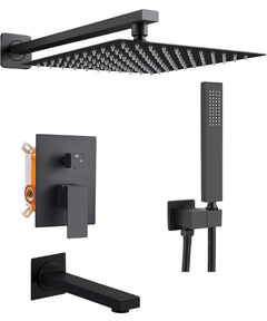 Concealed Shower Mixer Set - Rock Bathroy   خلاط دش دفن  Rock ايطالي باثروئي