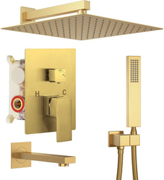 Concealed Shower Mixer Set - Rock Bathroy   خلاط دش دفن  Rock ايطالي باثروئي