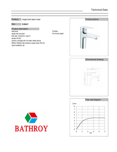 Basin Mixer Automatic Chrome Roda Italy Bathroy خلاط مغسلة اتوماتيك كروم رودا ايطالي باثروئي