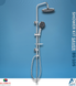 Shower kit Chrome Saver BS-105-C Italy BATHROY طقم دش حمام كروم سيفر BS-105-C ايطالي باثروئي