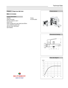 Bath Mixer Automatic Rock Italy Bathroy خلاط دش اتوماتيك ايطالي باثروئيي Rock