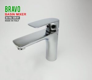 Basin Mixer Automatic Chrome Italy Bravo Bathroy خلاط مغسلة اتوماتيك كروم ايطالي براوو باثروئي