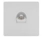 Satellite Socket Single White T1-SAT EWA فيش تلفزيون مفرد ابيضT1-SAT ايوا