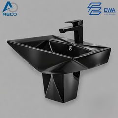 Wall-hung Basin Black B-507 EWA مغسلة معلق اسود 507 ايوا