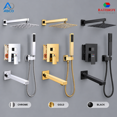 Concealed Shower Mixer Set Rock Italy Bathroy خلاط دش دفن مخفي ايطالي Rock