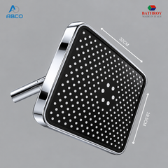 Shower Head & Arm Set Square 19.5cm Roof BS-102 Italy Bathroy دراع و طاسة دش مربع 19.5 سم روف BS-102 ايطالي باثروئي