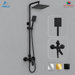 Shower Set With Mixer Proto B102 Italy Bathroy  خلاط دش طقم كامل بروتو B102 ايطالي باثروئي
