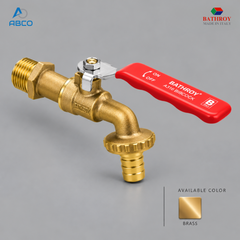 Bibcock Brass Italy Bathroy  بزبوز هواء نحاس ايطالي باثروئي
