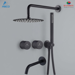 Concealed Shower Mixer Set Chrome Italy Prime Bathroy - خلاط دفن مخفي كروم ايطالي برائم باثروئي