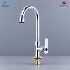 Sink Piller Tap Automatic Chrome Italy Bathroy بزبوز واقف مجلى اتوماتيك كروم ايطالي باثروئي