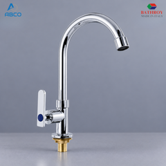 Sink Piller Tap Automatic Chrome Italy Bathroy بزبوز واقف مجلى اتوماتيك كروم ايطالي باثروئي