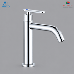 Sink Piller Tap Automatic Chrome Italy Bathroy بزبوز واقف مجلى اتوماتيك كروم ايطالي باثروئي