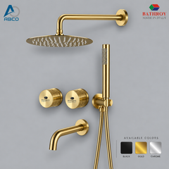 Concealed Shower Mixer Set Chrome Italy Prime Bathroy - خلاط دفن مخفي كروم ايطالي برائم باثروئي