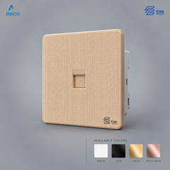 Telephone Socket 1 Gang T9-TEL1 EWA فيش تلفون مفرد  T9-TEL1 ايوا
