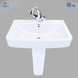 Pedestal Wash Basin White 312 EWA  مغسلة افرنجي ابيض 312 ايوا