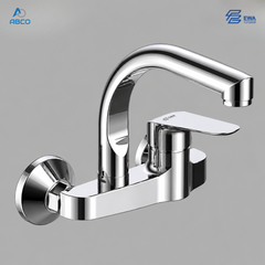 Wall Sink Mixer Automatic Chrome Oreo EWA  خلاط مجلى جدار اتوماتيك كروم اوريو ايوا